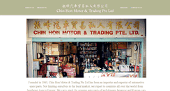Desktop Screenshot of chinhon.com.sg